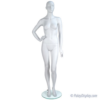 Eve Mannequin Right Hand on Hip Cameo White