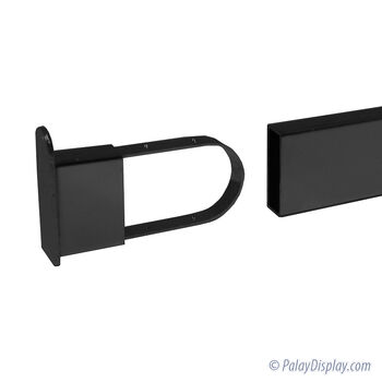 Extended Rectangular End Cap - Matte Black