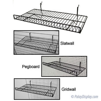 Flat Display Shelf with Lip - 12