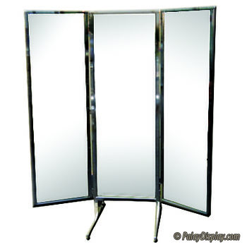 Fremmedgørelse faldt bord Free Standing 3-Way Alcove Mirror :: Floor Mirrors :: Mirrors :: Palay  Display