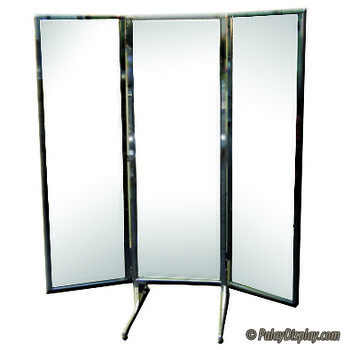 Free Standing 3-Way Alcove Mirror