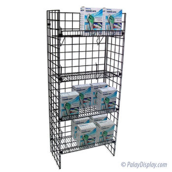 Grid Shelf Display - Straight Shelves