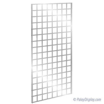 Gridwall Panel 2' x 4' Chrome