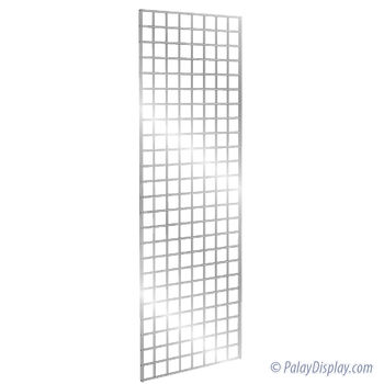 Gridwall Panel 2' x 6' Chrome