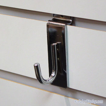 Heavy Duty Slatwall U Hook - Chrome