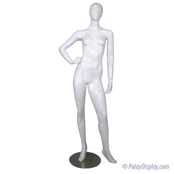 High Gloss Female Mannequin - Hand On Hip