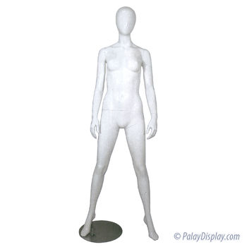 High Gloss Female Mannequin - Wide Stance
