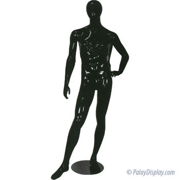 High Gloss Male Mannequin - Right Leg Forward