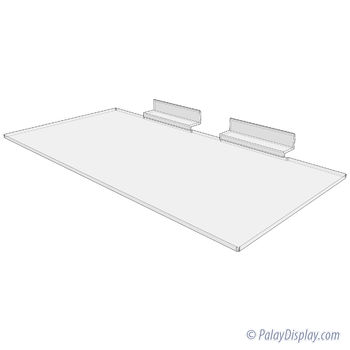 Value Series Injection Molded Slatwall Shelf 