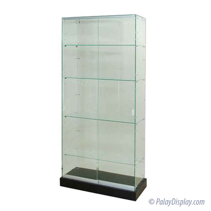 Frameless Display Cases Upright Display Cases Tower Display Cases