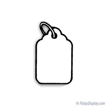 Large Strung Merchandise Tag Blank