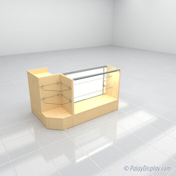 Lighted Premium Display Case Set 1 - Maple