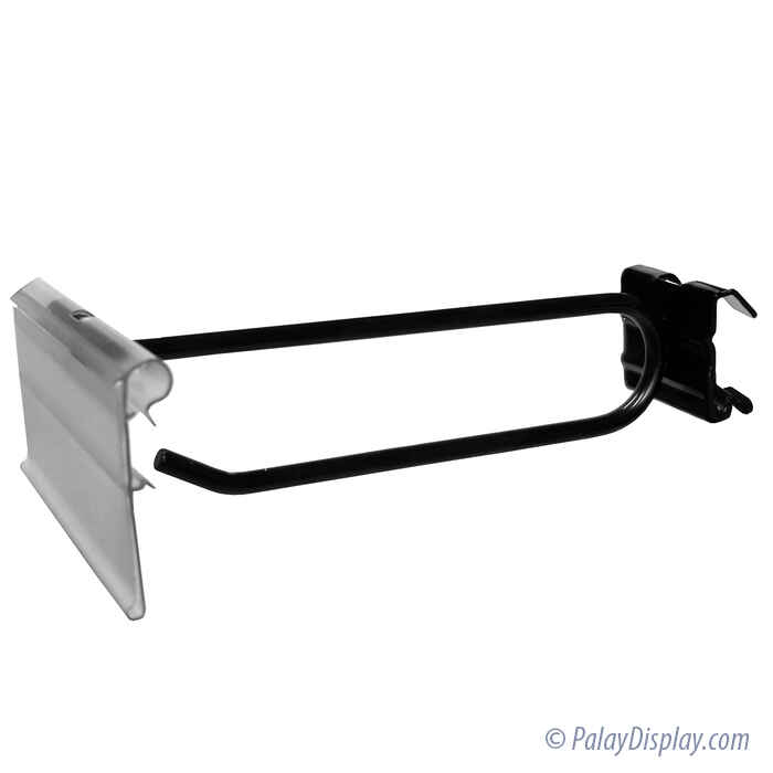 Black Linear Rack 4" Flip Scan Hook Scanning Hook For Linear Racks