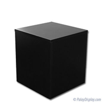 Medium Wood Pedestal - Black