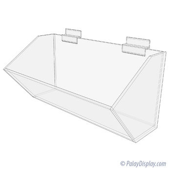 Plastic Slatwall Bins, Storbox