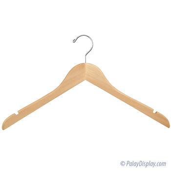 Natural Wood Hangers for Jackets