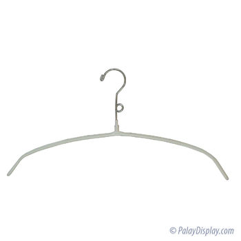 Metal Hangers - Metal Hanger - Non-Slip Hangers - White Vinyl Coated -  Hangers