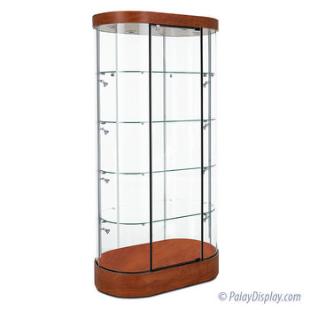 Oval Tower Display Case