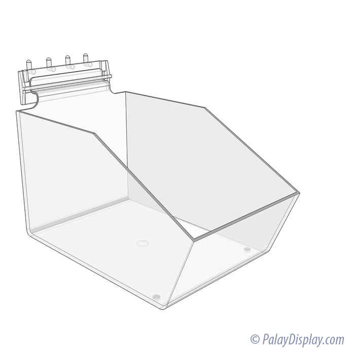 Medium Pegboard Merchandising Bin Pegboard Display Bin Pegboard