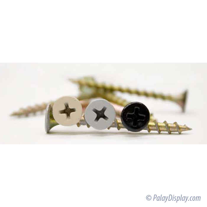 Plastic Slatwall Color Match Screws Plastic Slatwall Screws