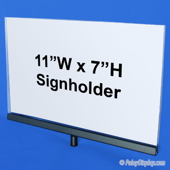 Plexi Sign Holder 11