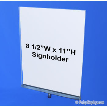 Plexi Sign Holder 8.5