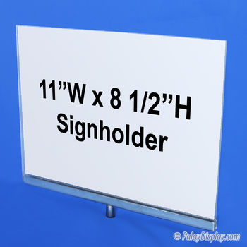 Plexi Sign Holder 11