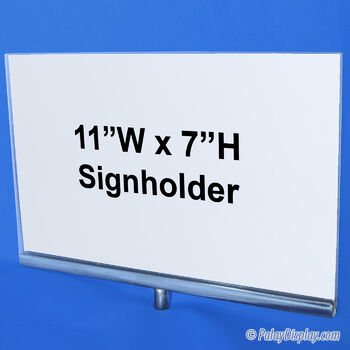 Plexi Sign Holder 7 x 11 :: Sign Holders - Acrylic :: Sign Holders &  Signs :: Palay Display