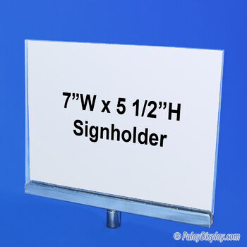 Plexi Sign Holder 7