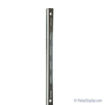 4' Heavy Duty Wall Standard - Satin Zinc