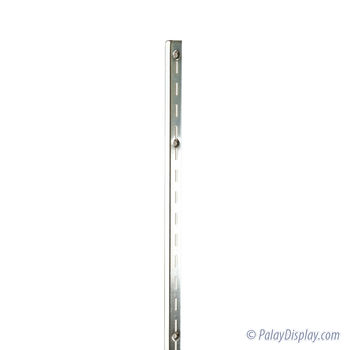 6' Wall Standard Single Slot - Satin Zinc