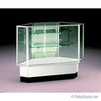 Rear Access Corner Display Case