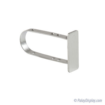 Rectangular End Cap Satin Chrome