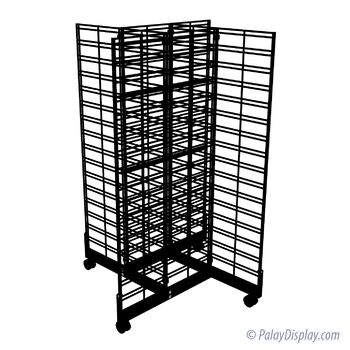 Slatgrid Four Way Merchandiser - 4ft High