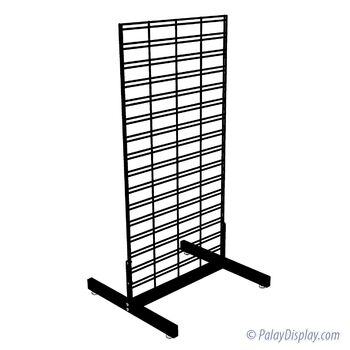 4ft Slatgrid Panel with Heavy Duty Base