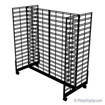 Slatgrid Gondola Merchandiser - 4ft High