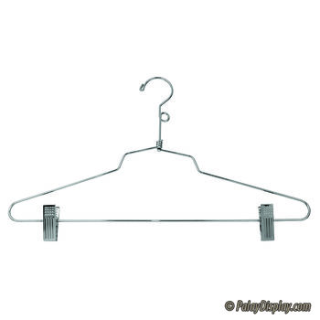 Salesman Suit Metal Hanger with Clips