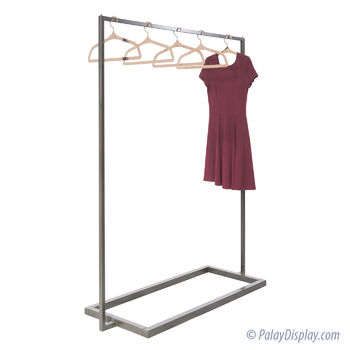 Sienna Single Rail Clothing Rack Patina Bronze Clothing Rack