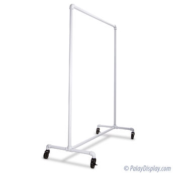 Single Rail Pipe Clothing Rack