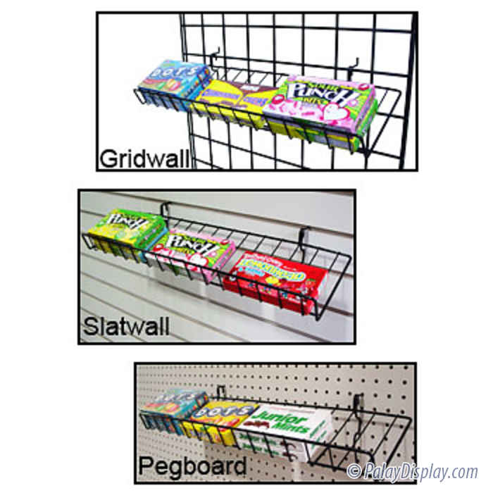 Slatwall Slanted Display Shelf Slatwall Candy Display Shelf