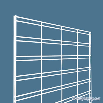 Slatgrid Panel 2' x 8' White