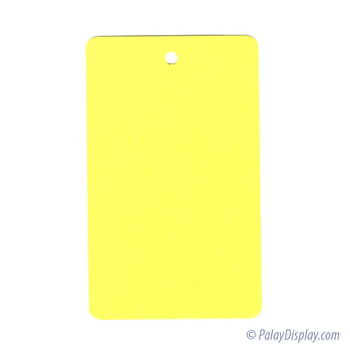 Small Blank Unstrung Tag Yellow