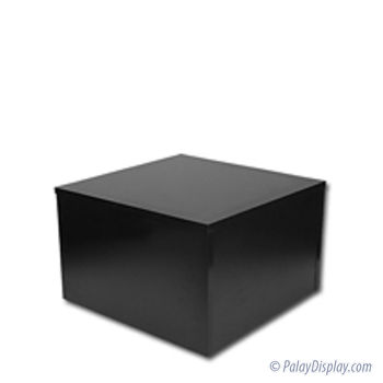 Small Wood Pedestal - Black