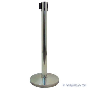 Stainless Stanchion with Black Belt