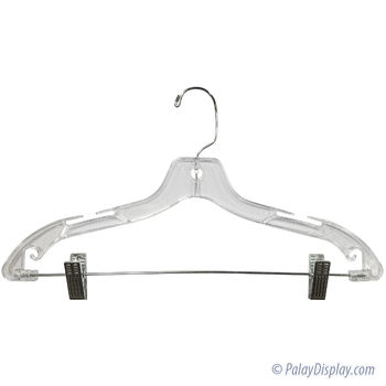 Plastic Suit Hangers With Clips 17 Long