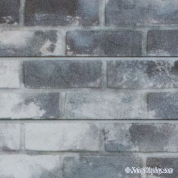 Old Gray Paint Brick Slatwall Panel