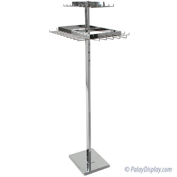 Tie Rack and Belt Rack - 2-Tier Adjustable