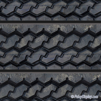 Tire Tread Slatwall Panel