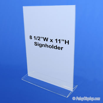 Top Load Sign Holder 8.5