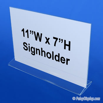 Top Load Sign Holder 11